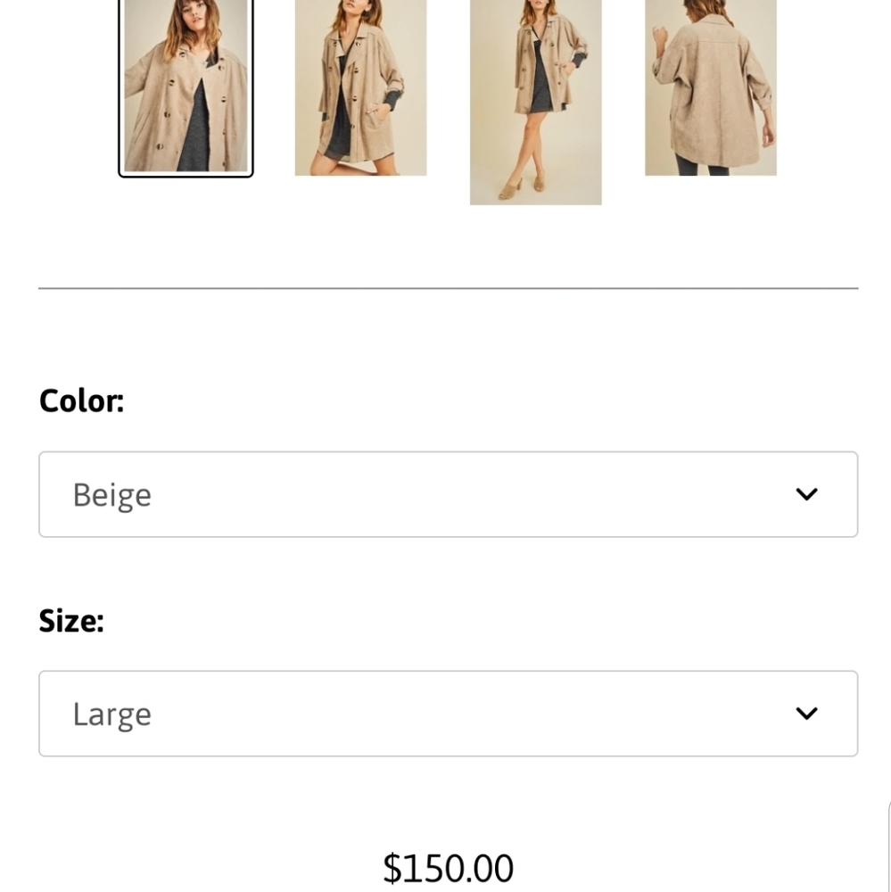 NWT RESET by Jane Oversized Jacket - Picture 5 of 9